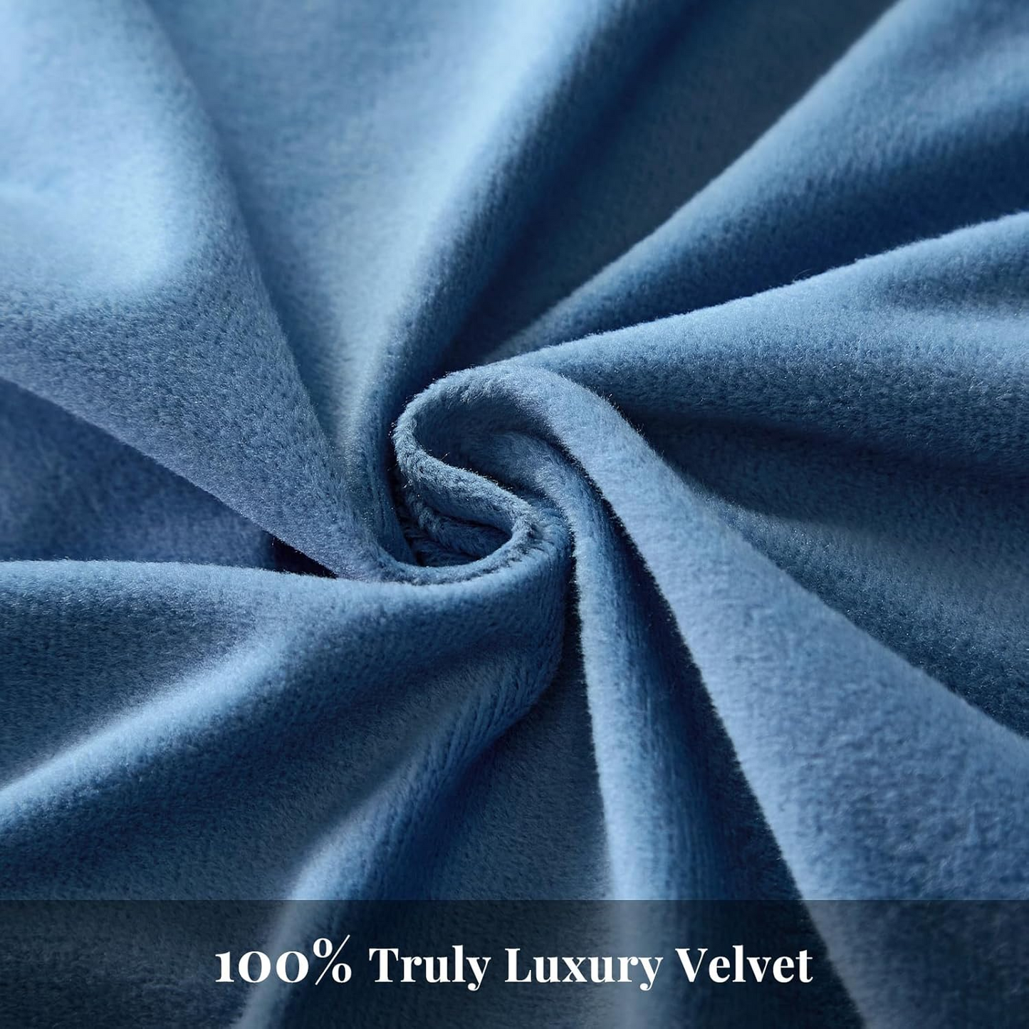 Light Blue Velvet Duvet Cover Queen Size Flannel Duvet Cover Bedding Sets, 3pcs Ultra Soft Luxury Textured Modern Crystal Velvet Duvet Covers with Zipper Closure